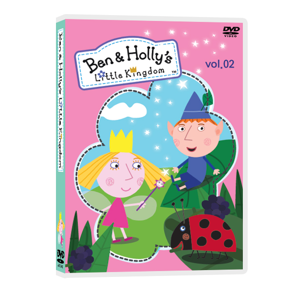 [DVD] 벤과 홀리의 리틀킹덤 2집 Ben&Holly's 유아영어DVD 6종세트 어린이영어DVD 무자막DVD