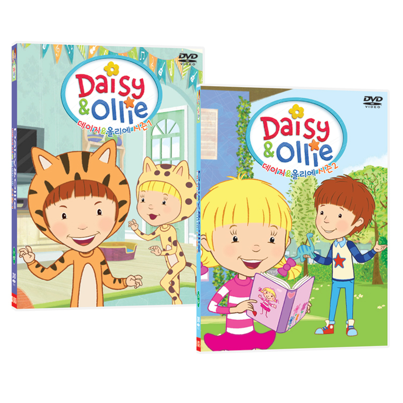 [DVD]데이지와 올리에(Daisy and Ollie)시즌1+시즌2 12종세트(영한대본온라인제공)유아영어DVD 영어DVD